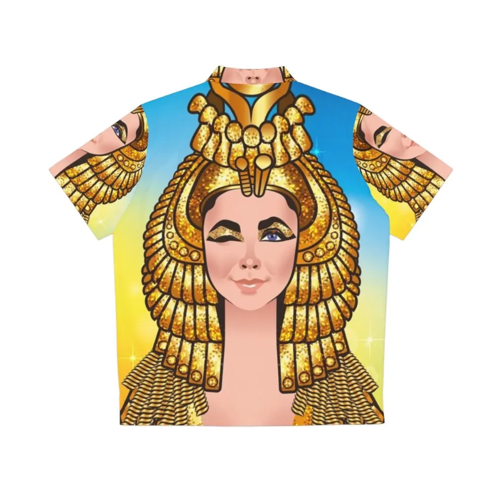 "A Wink A Smile Hawaiian Shirt: Cleopatra-Inspired Style"