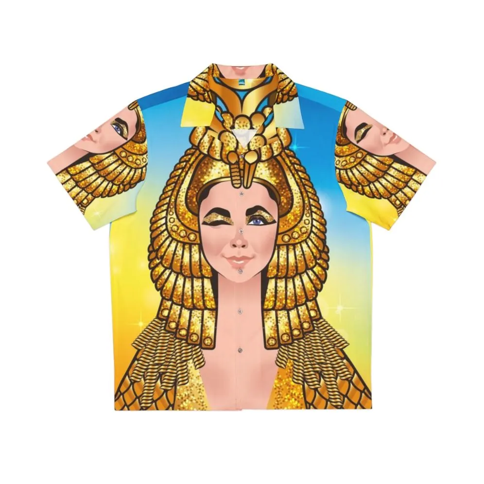 "A Wink A Smile Hawaiian Shirt: Cleopatra-Inspired Style"