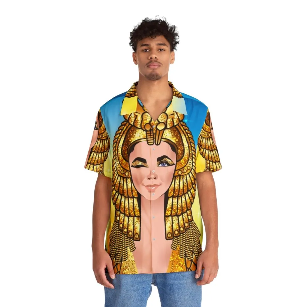 "A Wink A Smile Hawaiian Shirt: Cleopatra-Inspired Style"