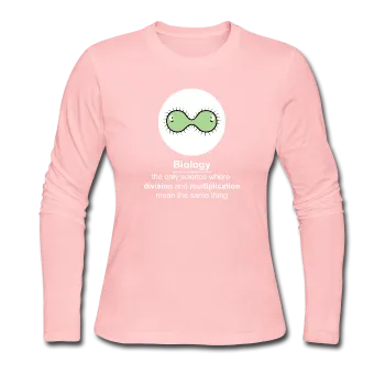 "Biology Division" - Women's Long Sleeve T-Shirt