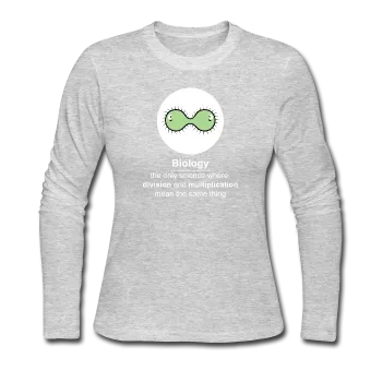 "Biology Division" - Women's Long Sleeve T-Shirt