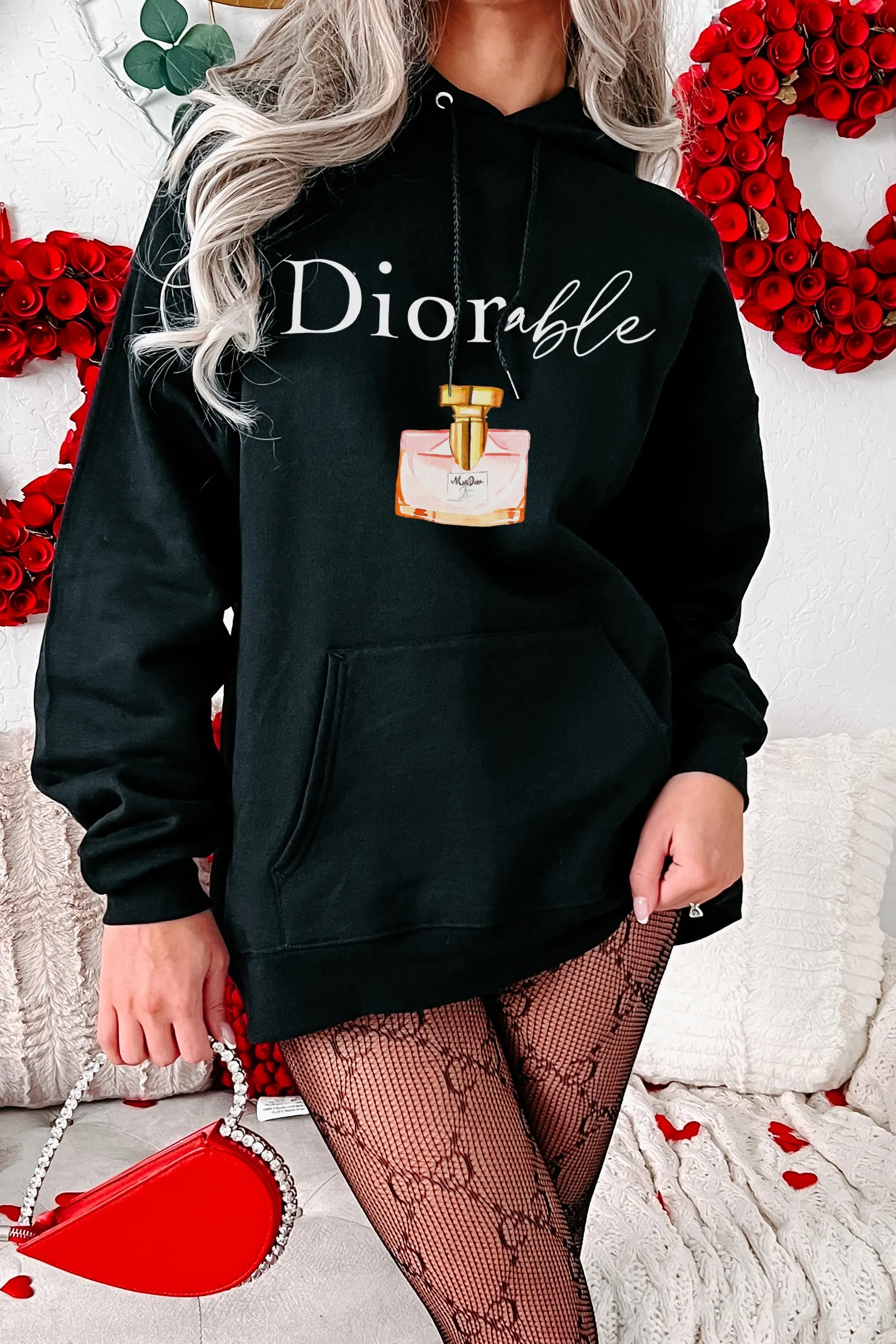 "Diorable" Parody Perfume Graphic Multiple Shirt Options (Black) - Print On Demand