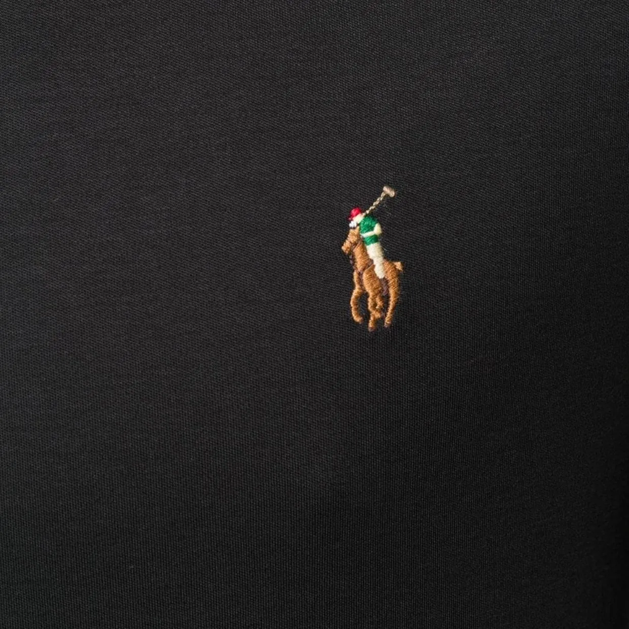 Ralph Lauren Logo Black Long Sleeve T-Shirt