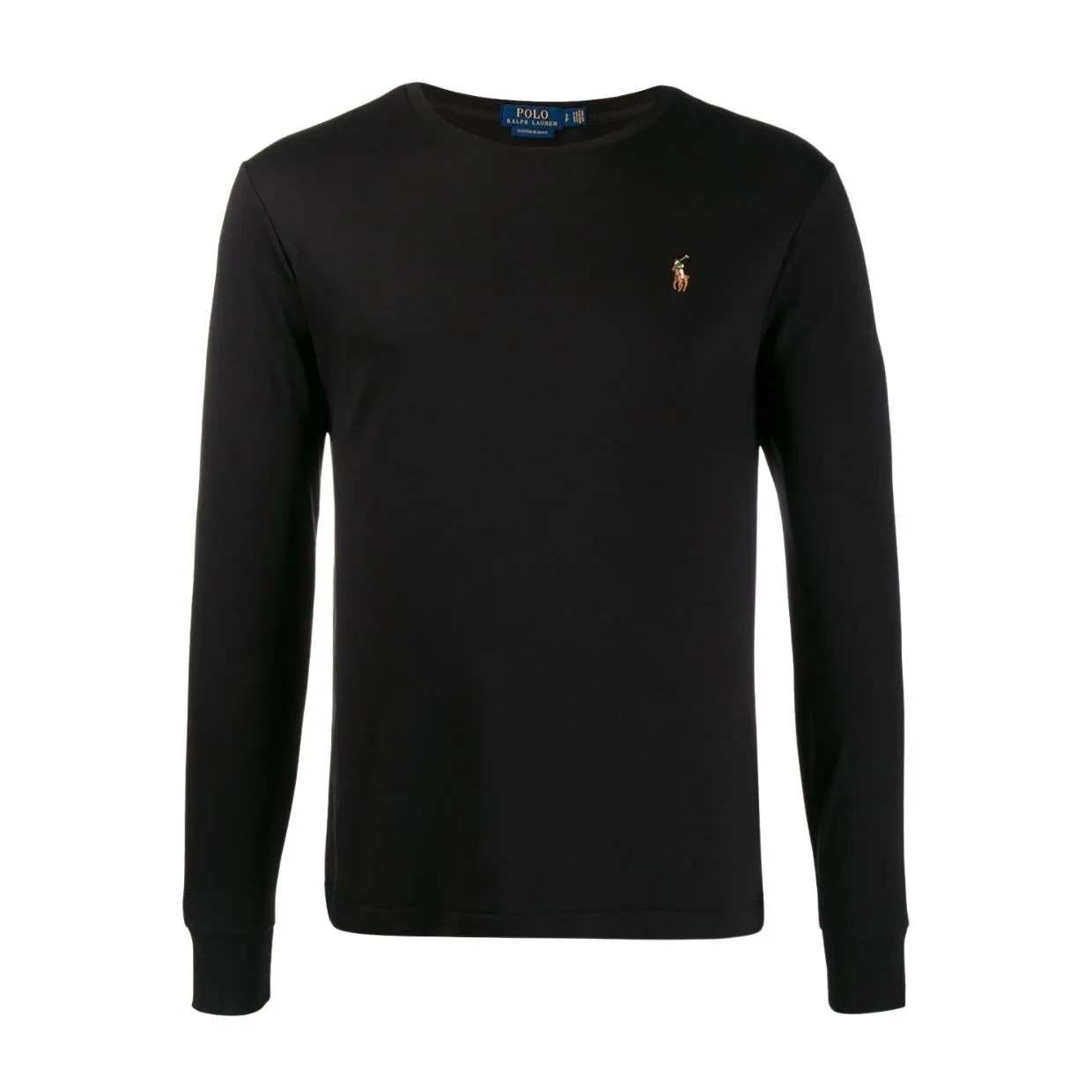 Ralph Lauren Logo Black Long Sleeve T-Shirt