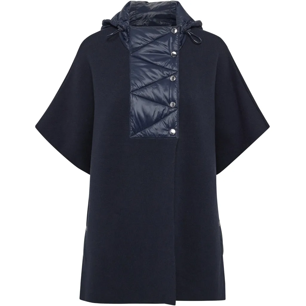 Ravenna Poncho - Dark Navy