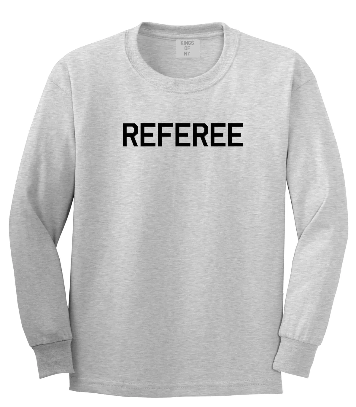 Referee Soccer Football Mens Long Sleeve T-Shirt