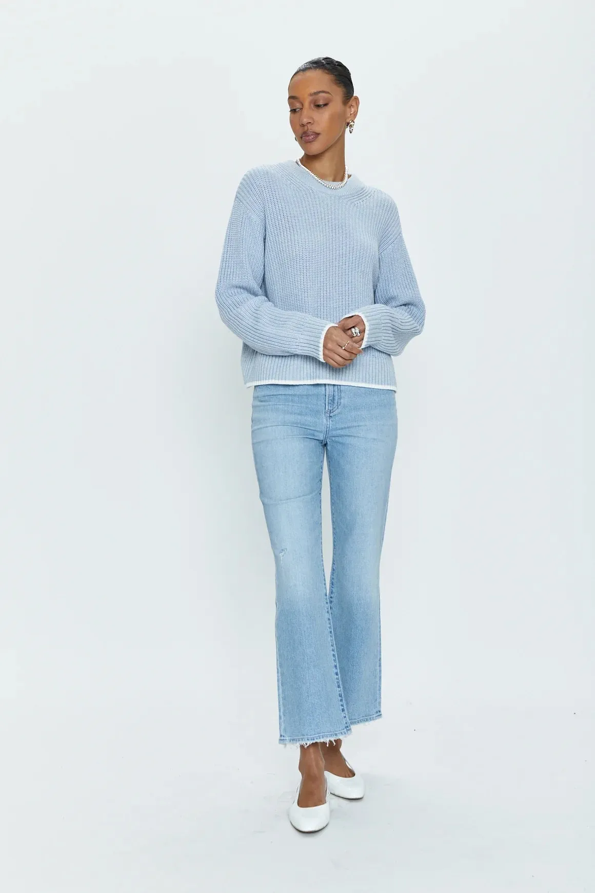 Ren All Day Sweater - Light Blue