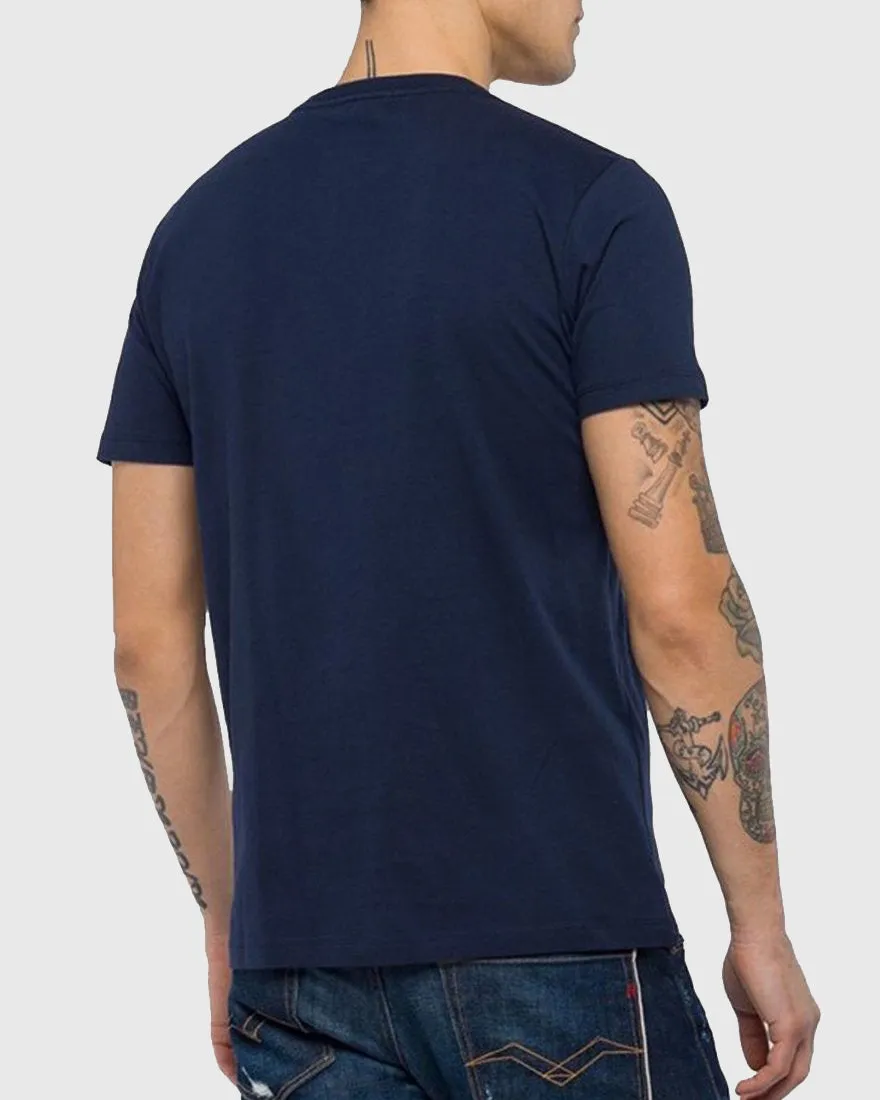 REPLAY M37252660 NAVY CREW T-SHIRT