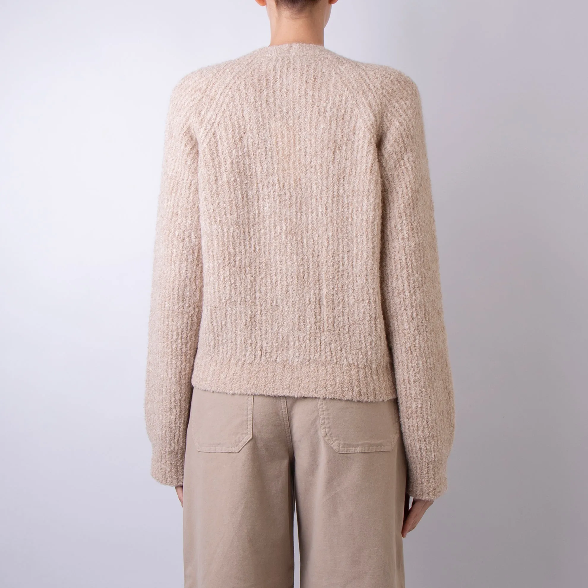 ROBERTO COLLINA CARDIGAN A18110 04 BEIGE