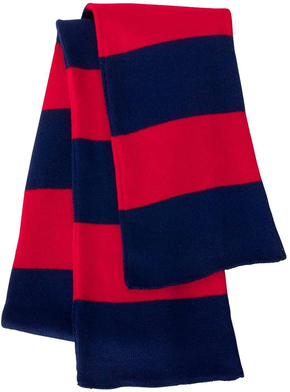 Rugby Striped Knit Scarf