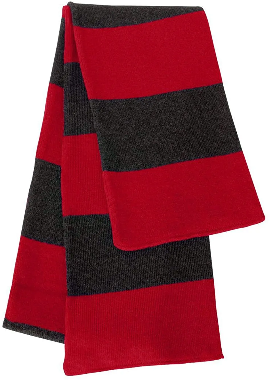 Rugby Striped Knit Scarf