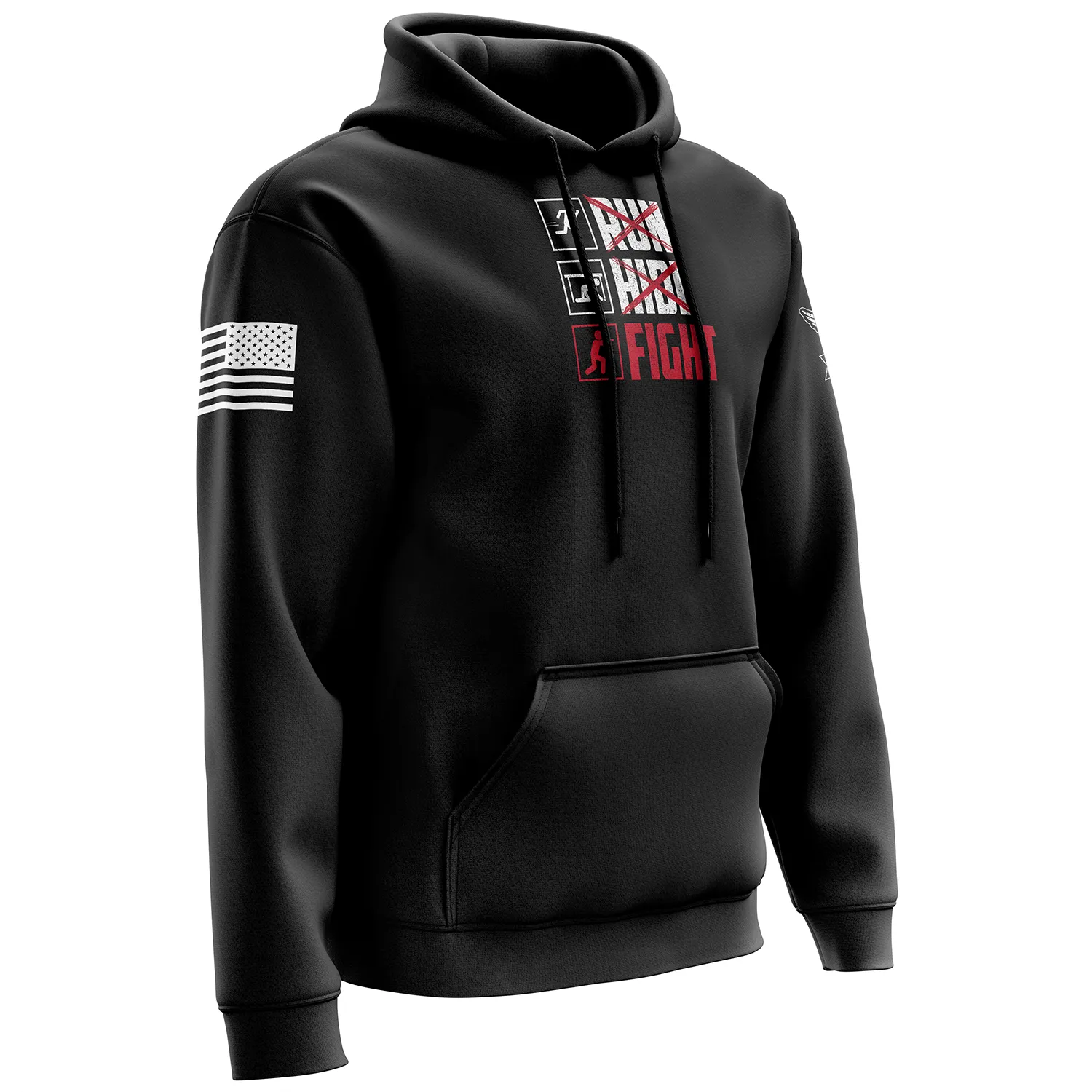 Run Hide Fight Hoodie