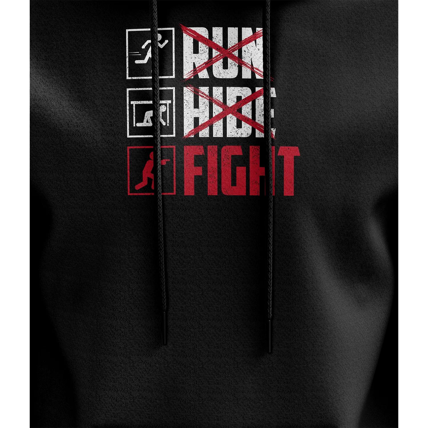 Run Hide Fight Hoodie