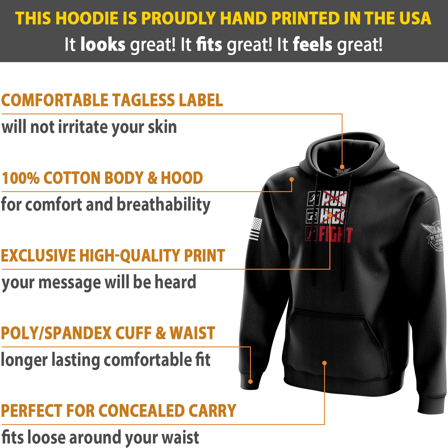 Run Hide Fight Hoodie