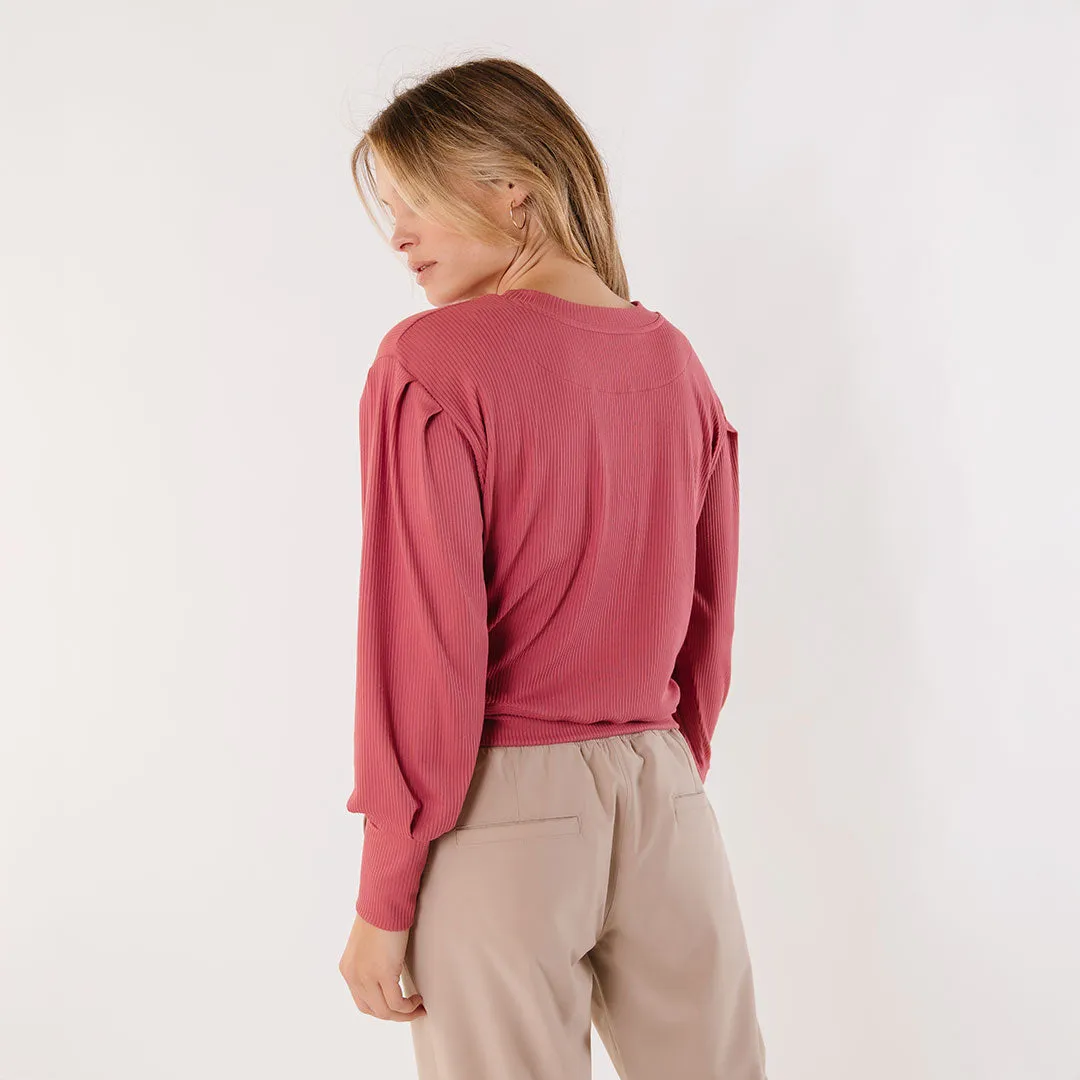 Serena Top, Mauve