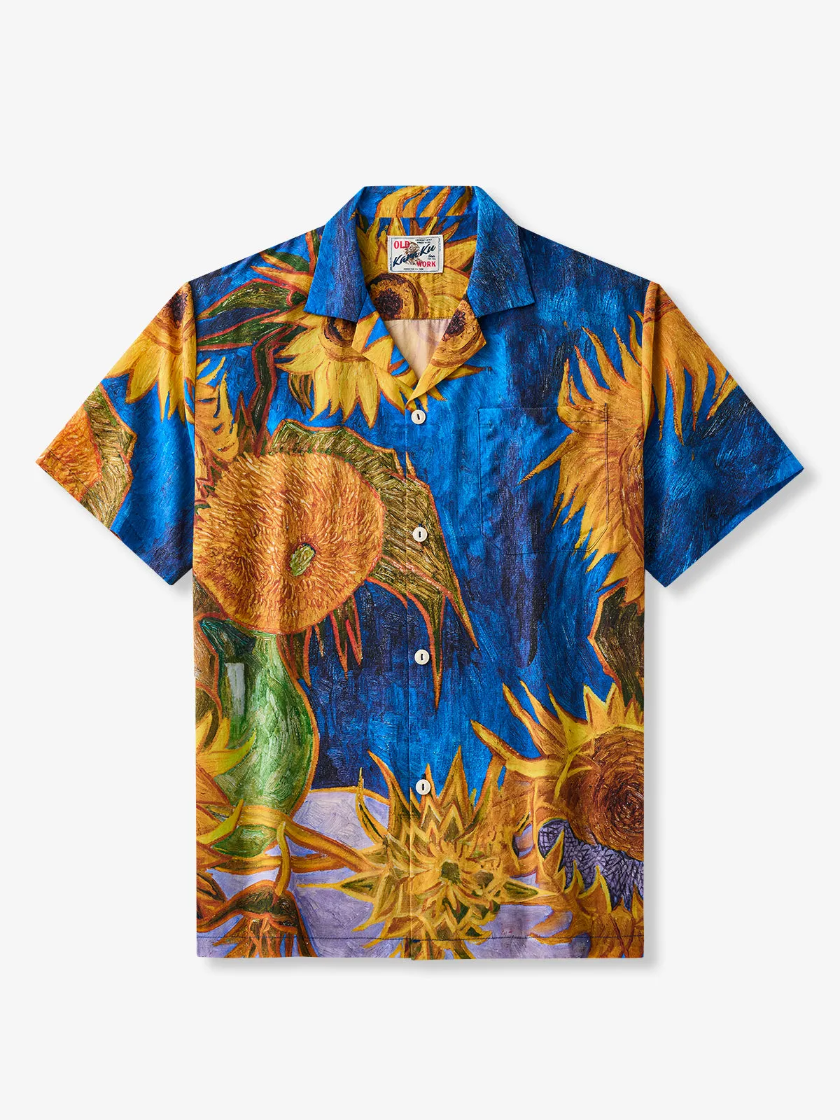 Six Sunflowers Cotton Camp Shirt