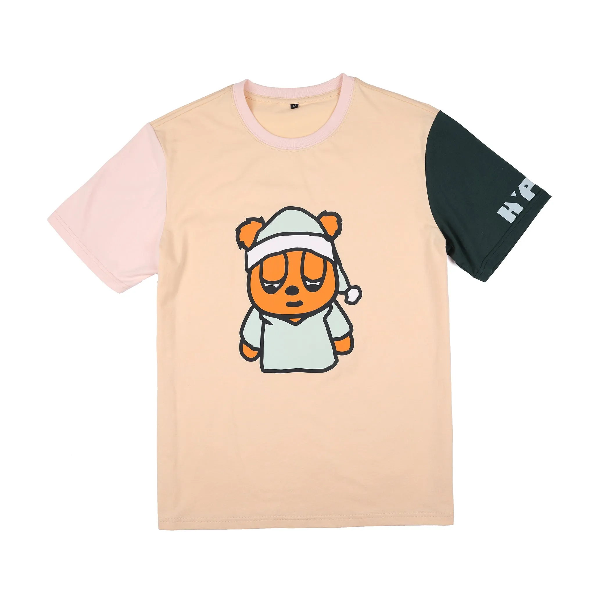 Sleepy Bear Color Block Tee