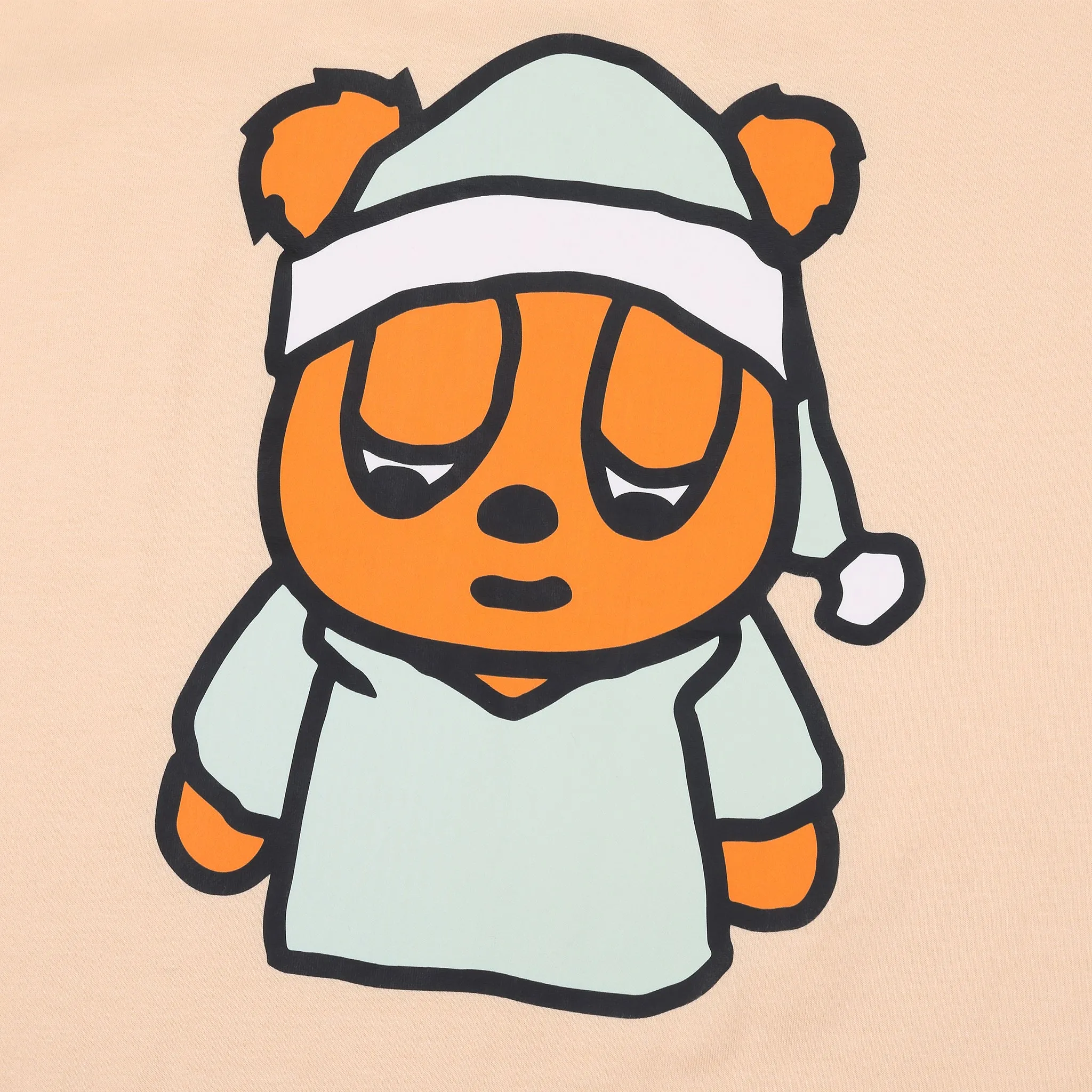 Sleepy Bear Color Block Tee