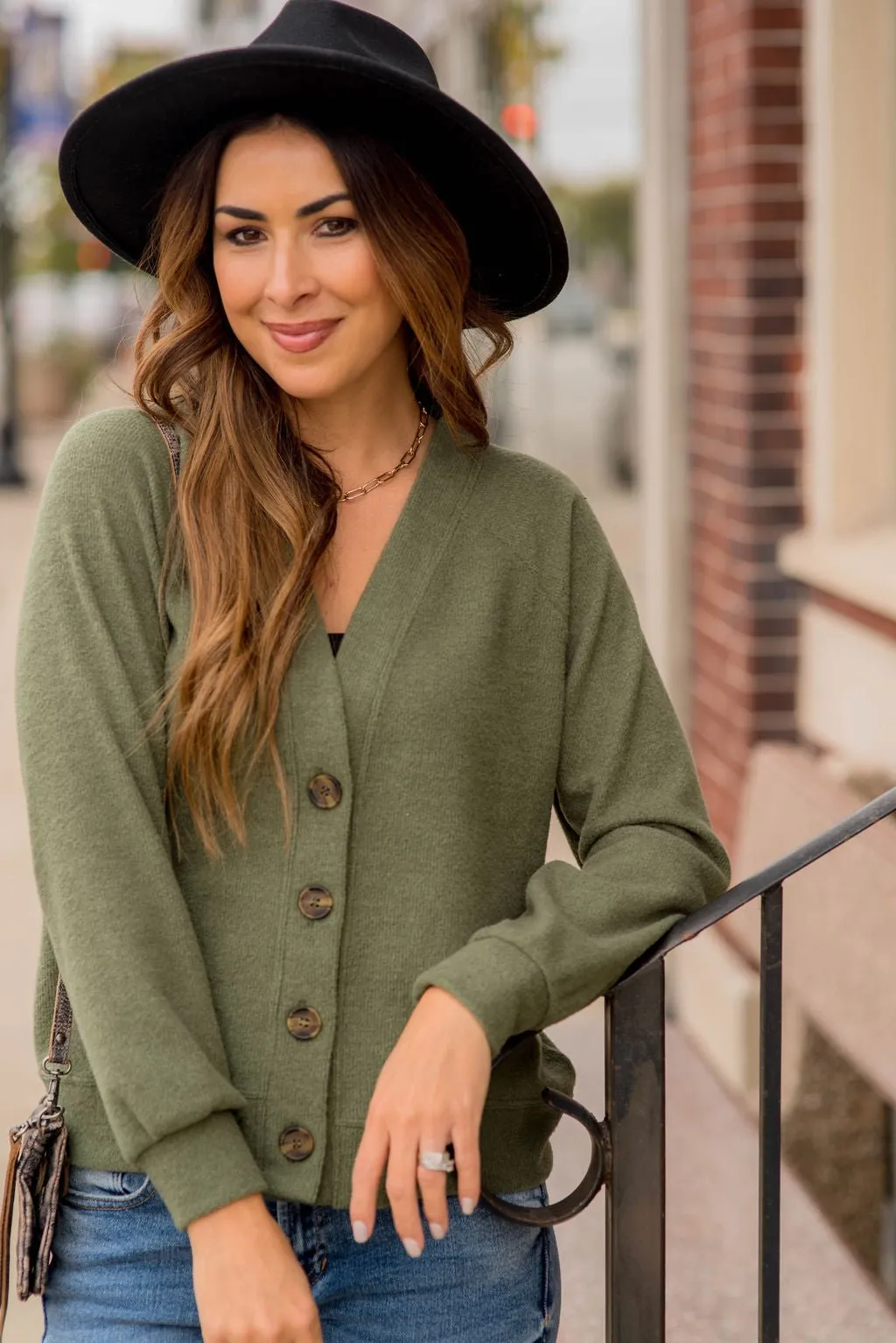 So Soft Relaxed Button Cardigan