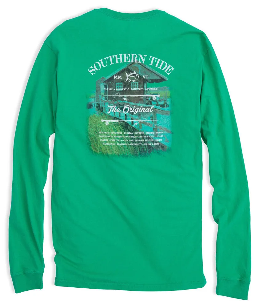 Southern Tide - The Original Boathouse Long Sleeve Tee