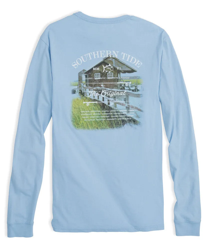 Southern Tide - The Original Boathouse Long Sleeve Tee