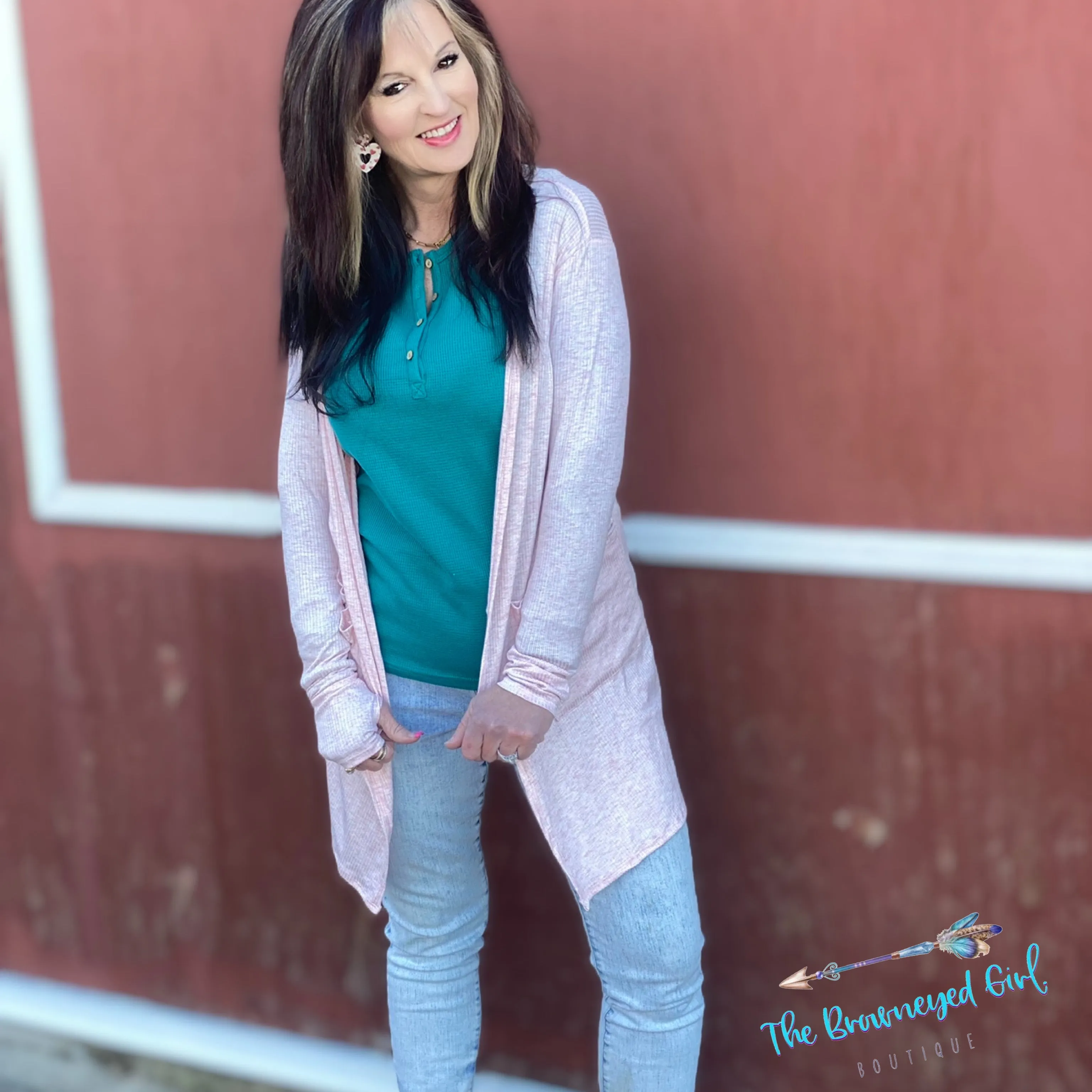 Spring Sierra Ribbed Knit Cardigan's