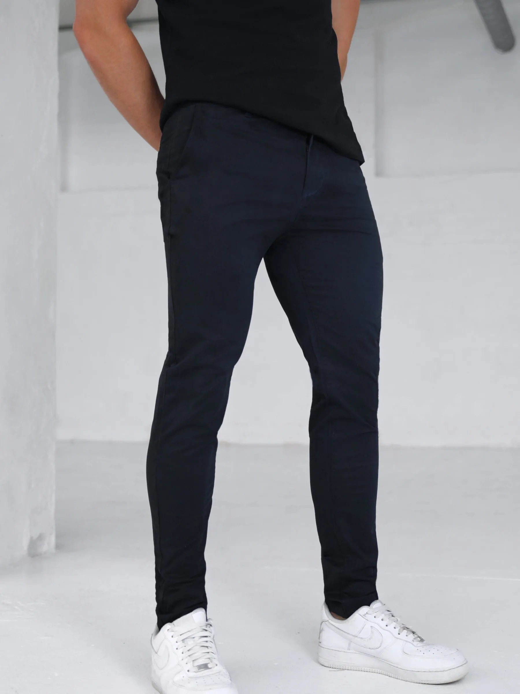 Stretch Chinos - Navy