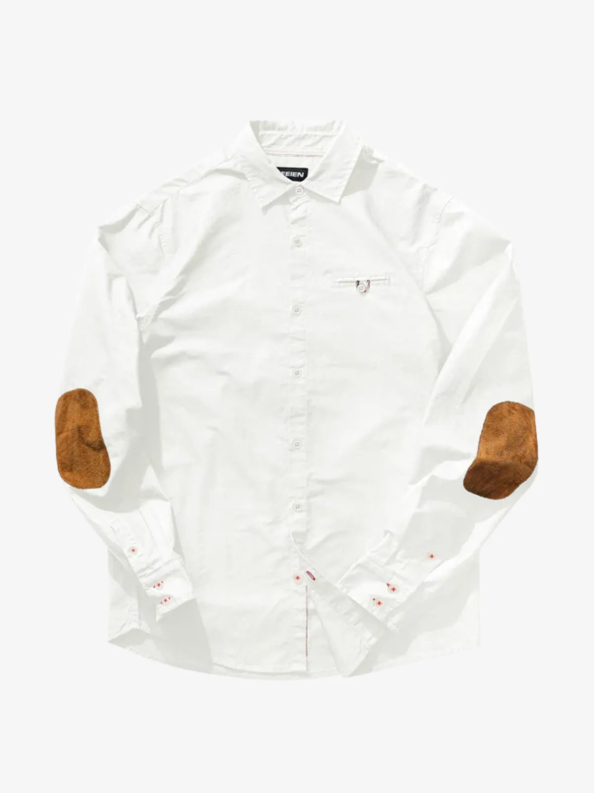 Suede Patch Oxford Work Shirt