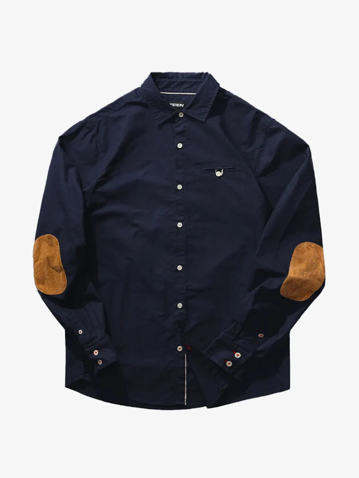 Suede Patch Oxford Work Shirt