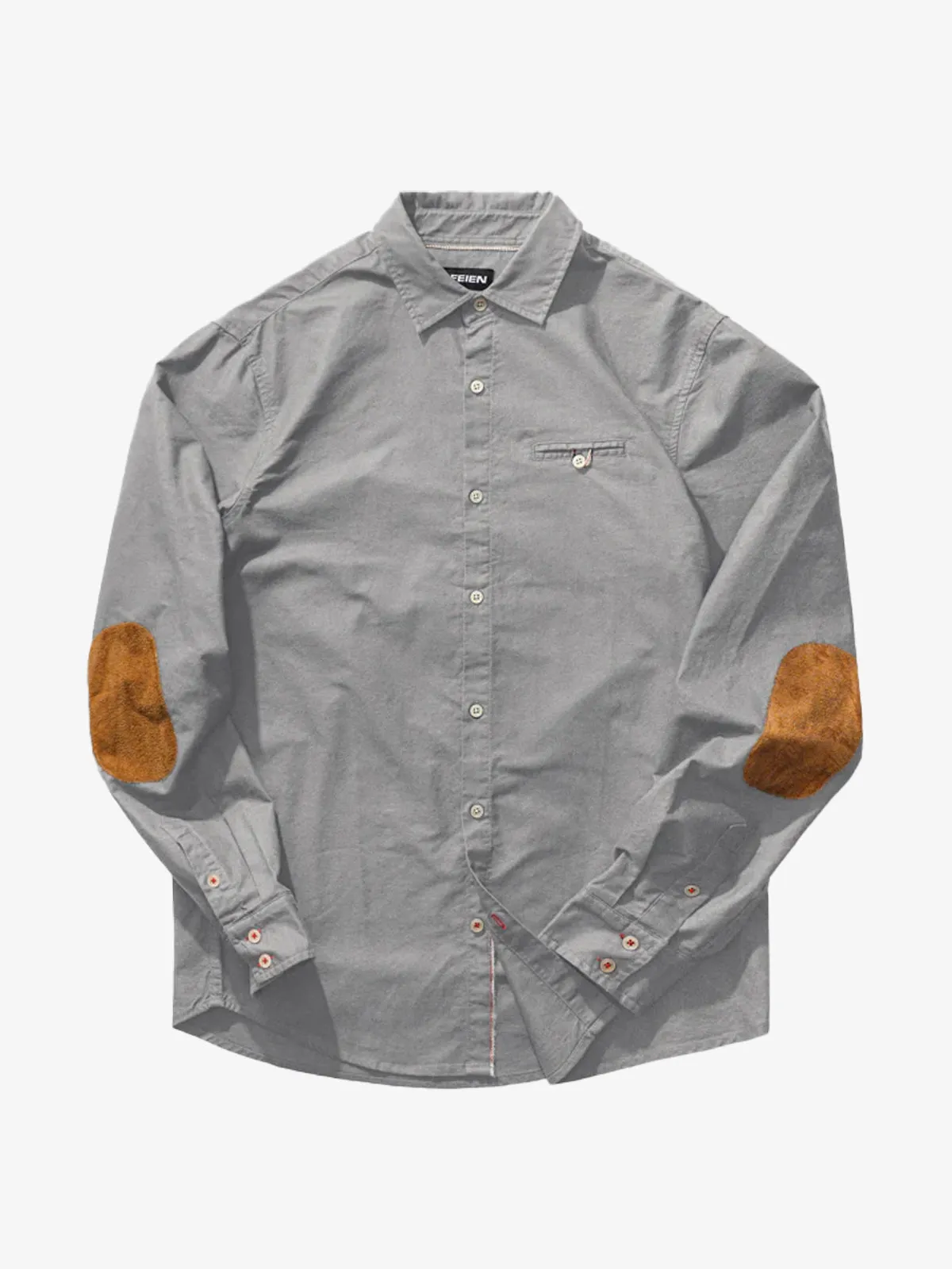 Suede Patch Oxford Work Shirt