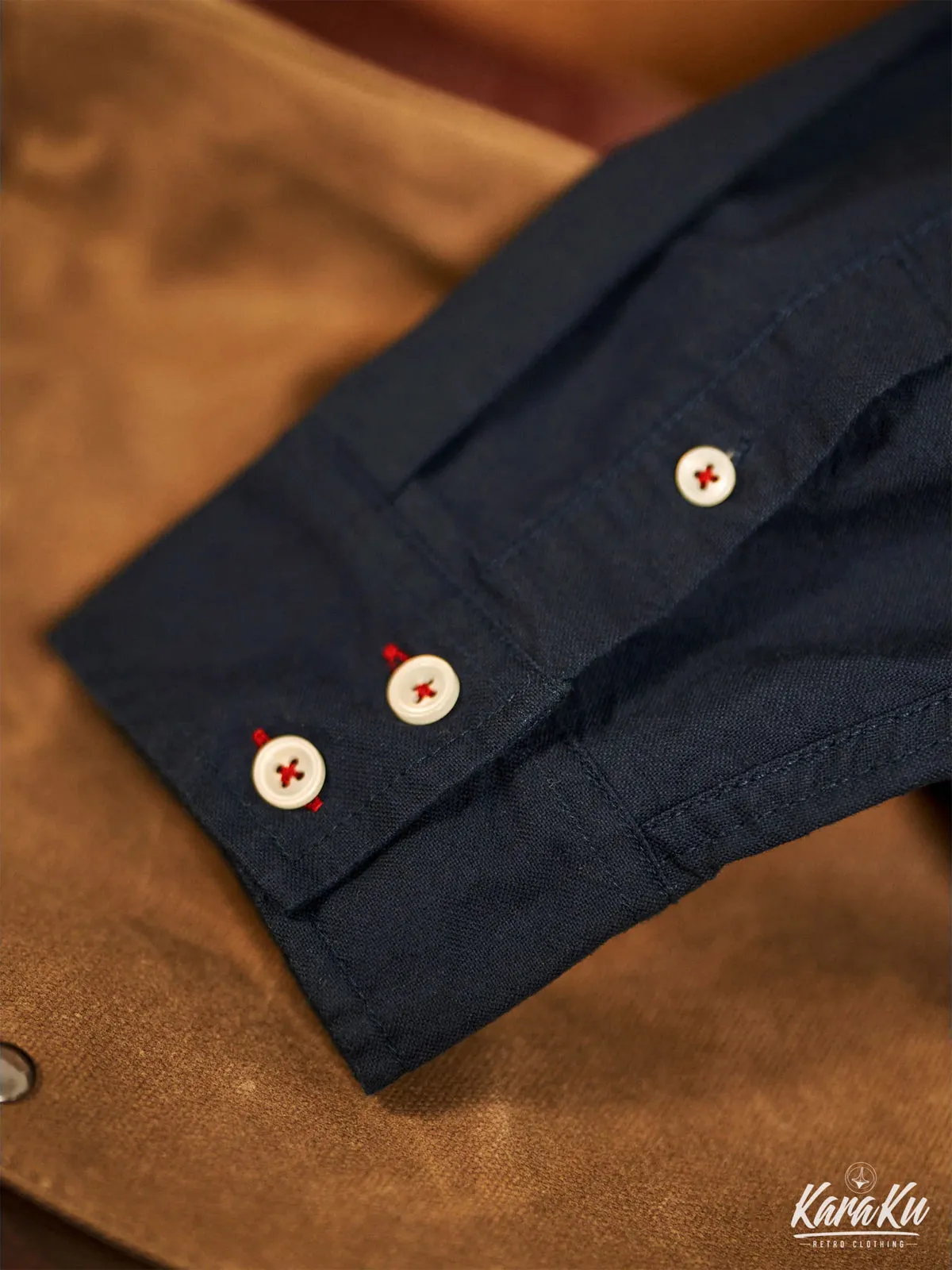 Suede Patch Oxford Work Shirt