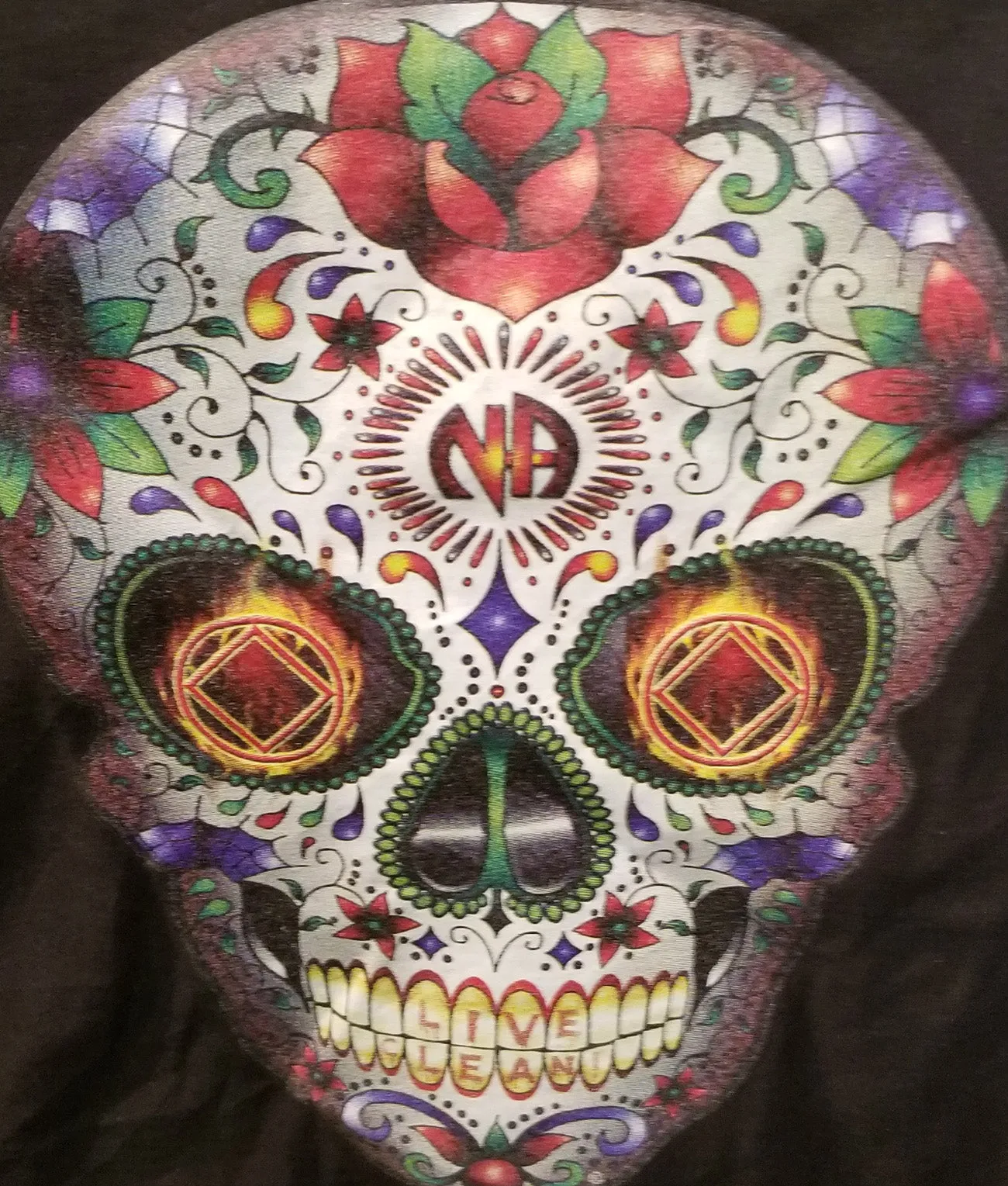 Sugar Skull  Long Sleeve Tee