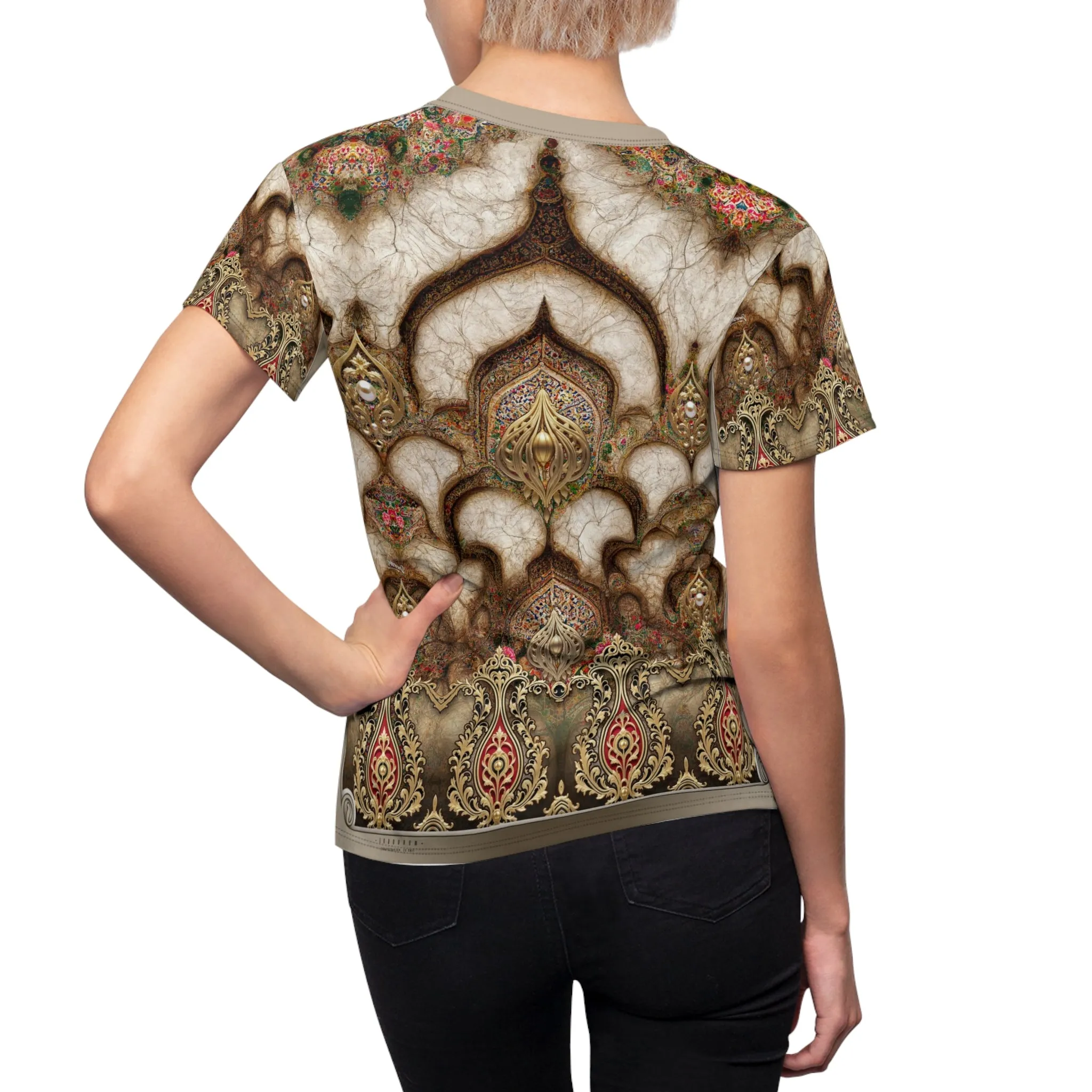 Sultans Embrace T-Shirt Unisex All over Print Tee Decorative Floral Unisex T-Shirt | D20196