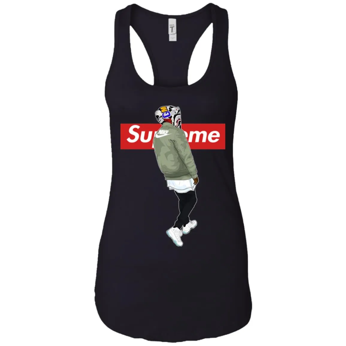 Supre Me Nike Top Fashion T-shirt Women Tank Top