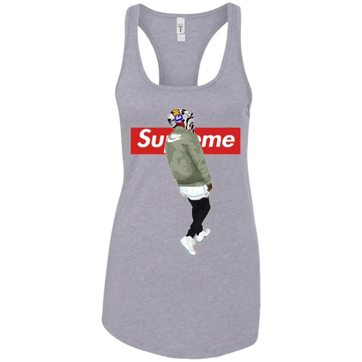 Supre Me Nike Top Fashion T-shirt Women Tank Top