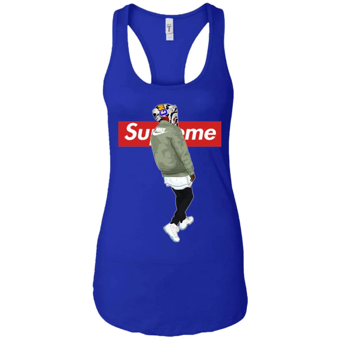 Supre Me Nike Top Fashion T-shirt Women Tank Top