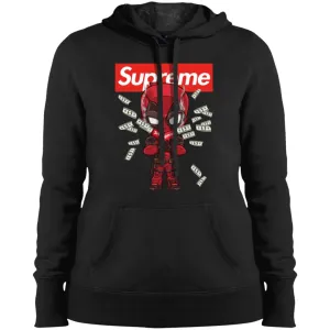 Supreme Deadpool Funny T-shirt Women Hooded Sweatshirt