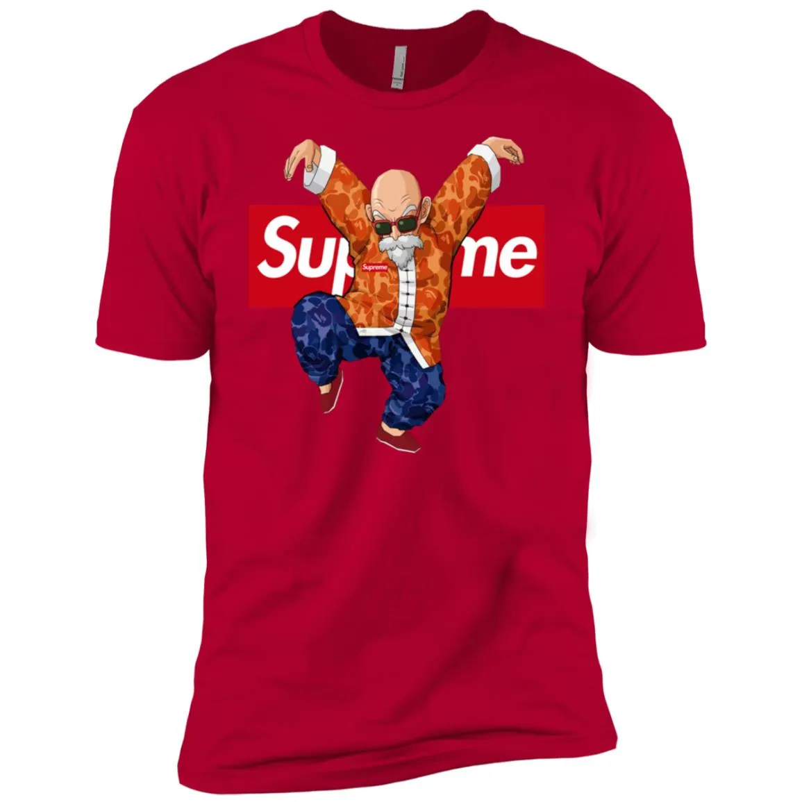 Supreme Kame Turtle Dragon Ball T-shirt Men Short Sleeve T-Shirt