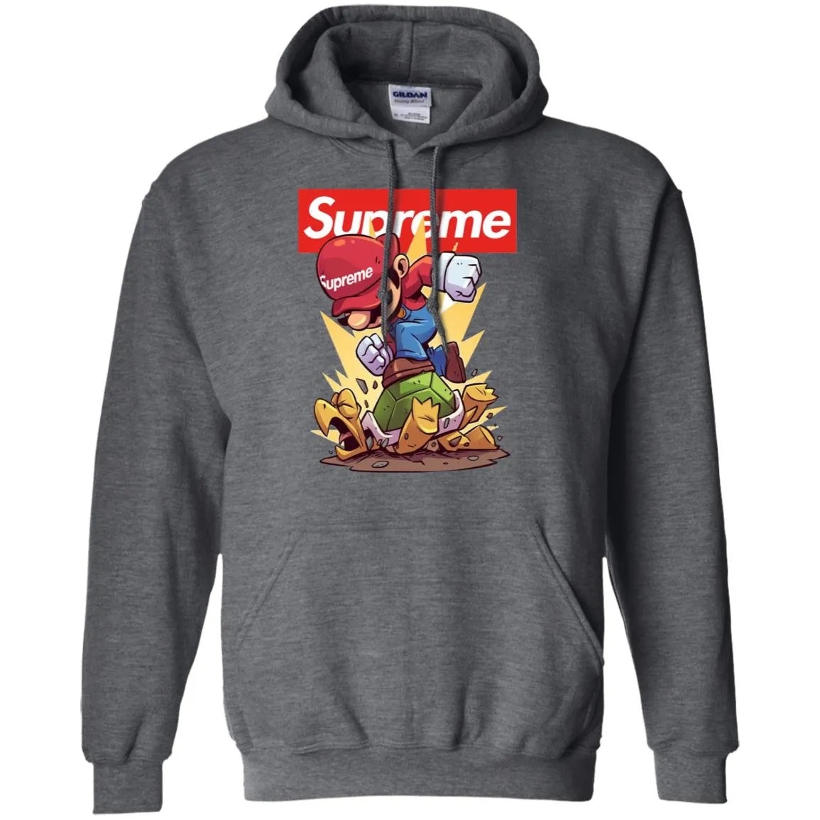 Supreme Mario Gaming T-shirt Pullover Hoodie Sweatshirt