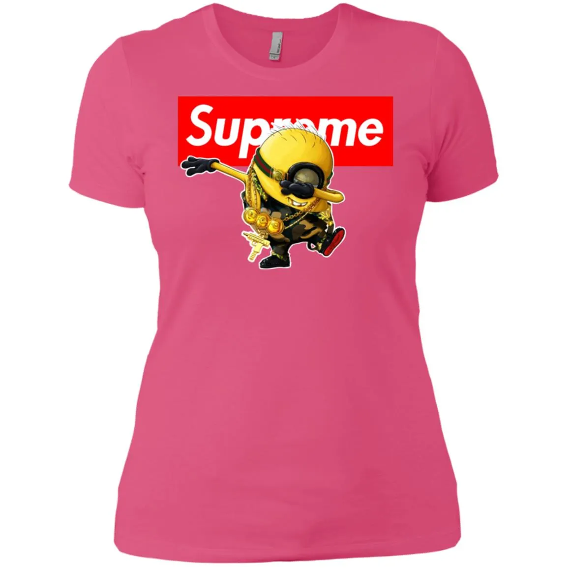 Supreme Minion T-shirt Trending Women Cotton T-Shirt