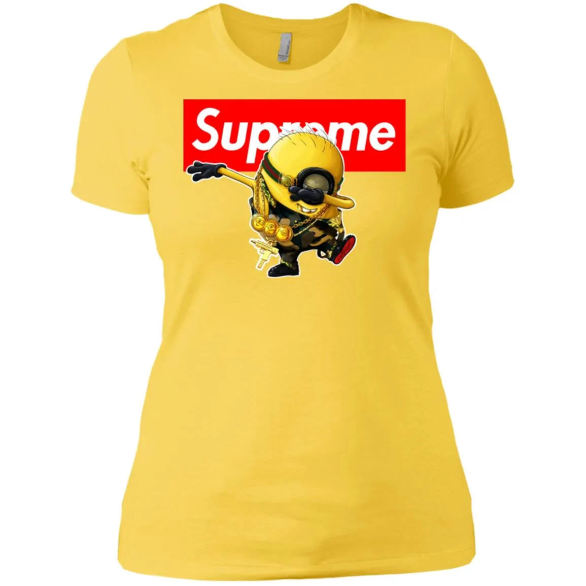 Supreme Minion T-shirt Trending Women Cotton T-Shirt