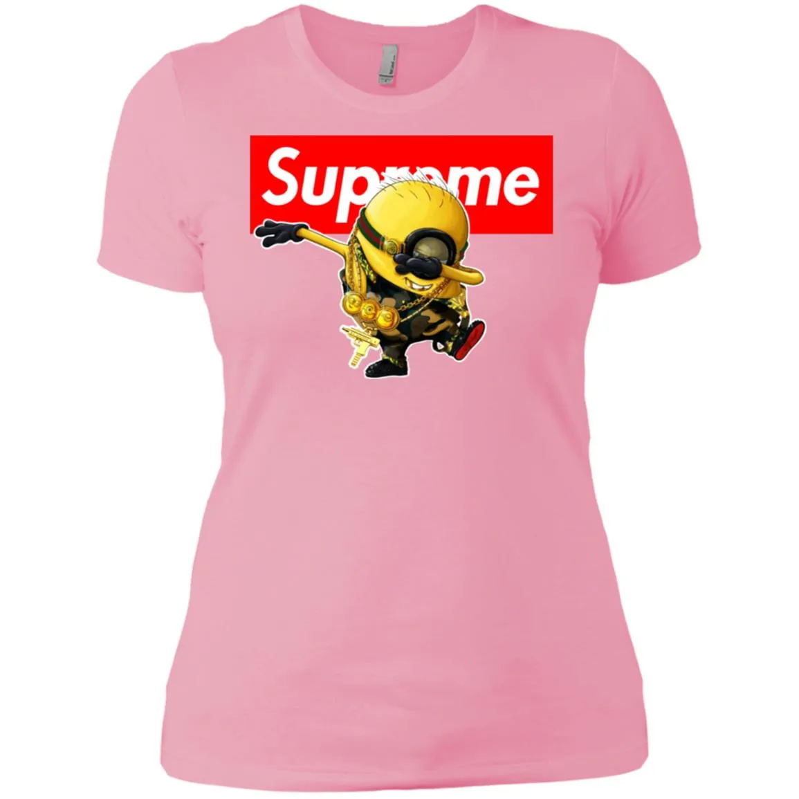 Supreme Minion T-shirt Trending Women Cotton T-Shirt