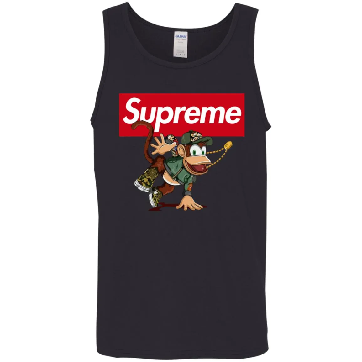 Supreme Monkey T-shirt Men Cotton Tank