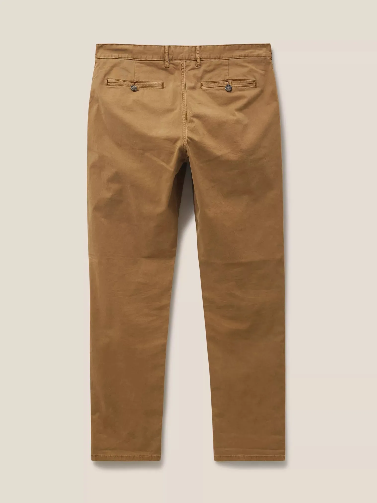 Sutton Organic Chino Trouser - Mid Brown