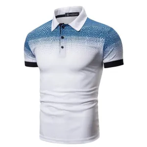 T shirt Men's Plus Size Printing Short-sleeved  polo T shirt For Men