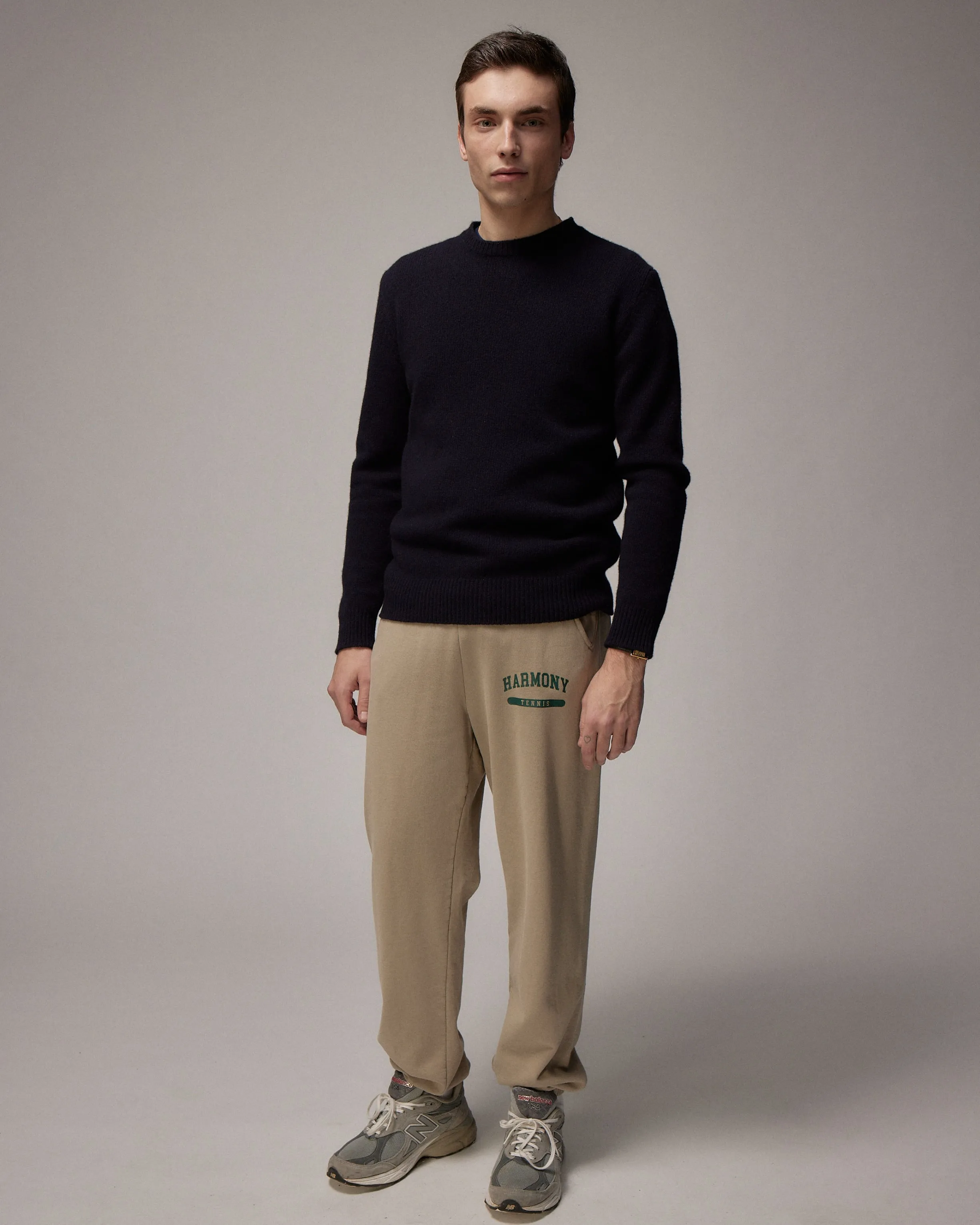 Tennis Sweatpant - Mastic - Cotton Jersey