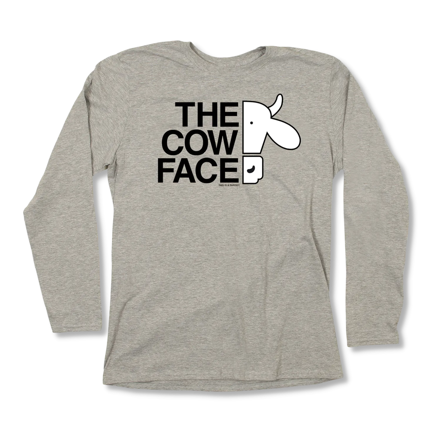 The COW Face Adult Long Sleeve T