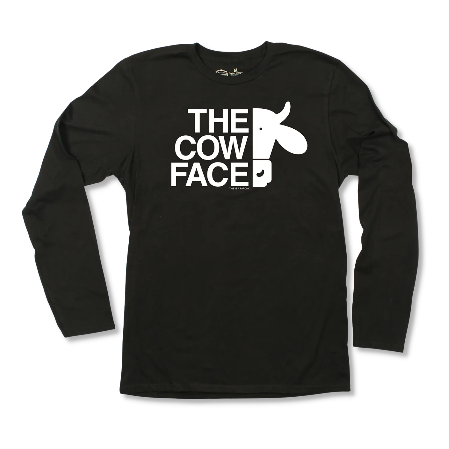 The COW Face Adult Long Sleeve T