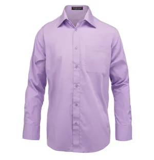 The Essential Solid Lavender Men's Dress Shirt