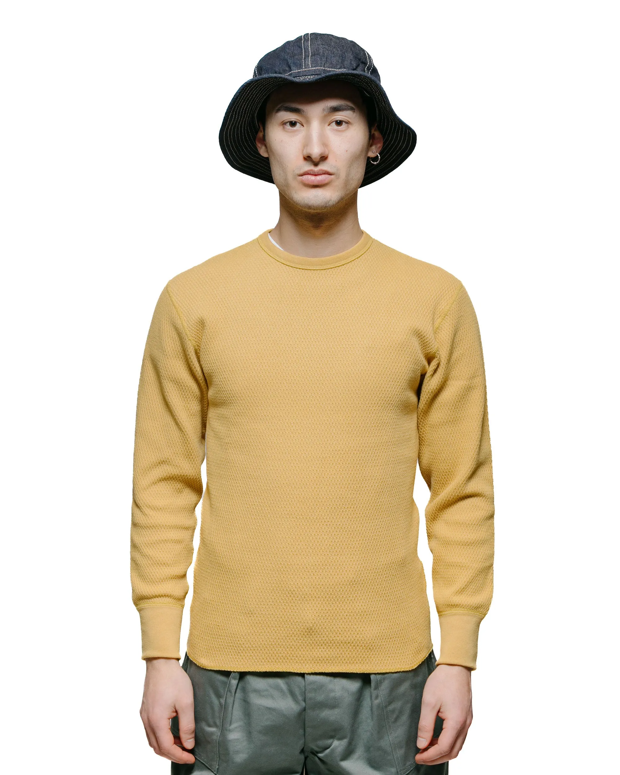 The Real McCoy's MC23115 Honeycomb Thermal Shirt Corn